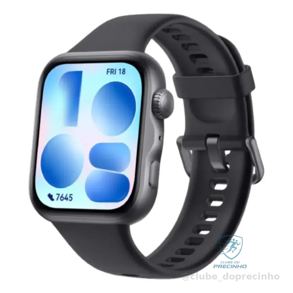 Smartwatch Huawei Watch Fit 5 Amoled De 182  Design Leve Mini Treino Bateria Com Até 10 Dias 64 Gb Gerenciamento... Prateado Esportivo