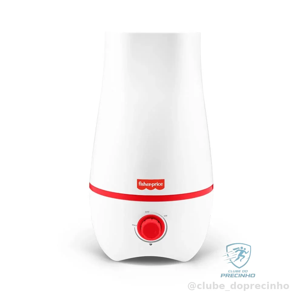 Umidificador de Ar Ultrassônico 2,2L Bivolt Automático Fisher Price - HC055