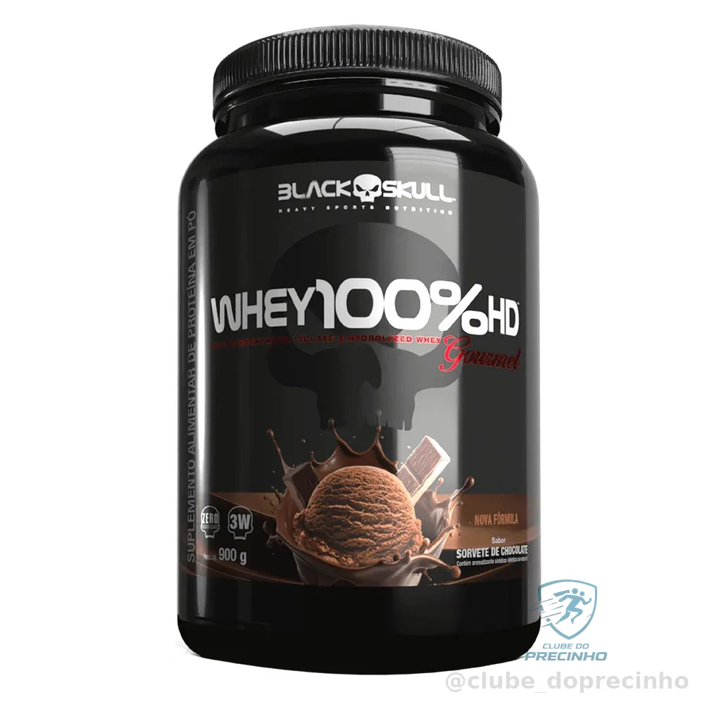 Whey 100% HD Gourmet -  900g - Black Skull