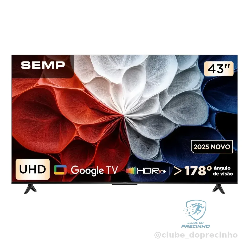 Semp Smart 4k 43 S62 Google Tv Wi-fi Bt Hdmi 2.1 Hdr10