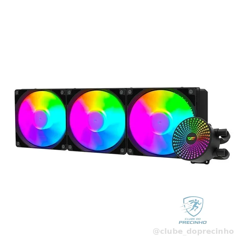 Water Cooler Aigo Darkflash DC360 Radiant, ARGB, 360mm, Preto, DC360BK