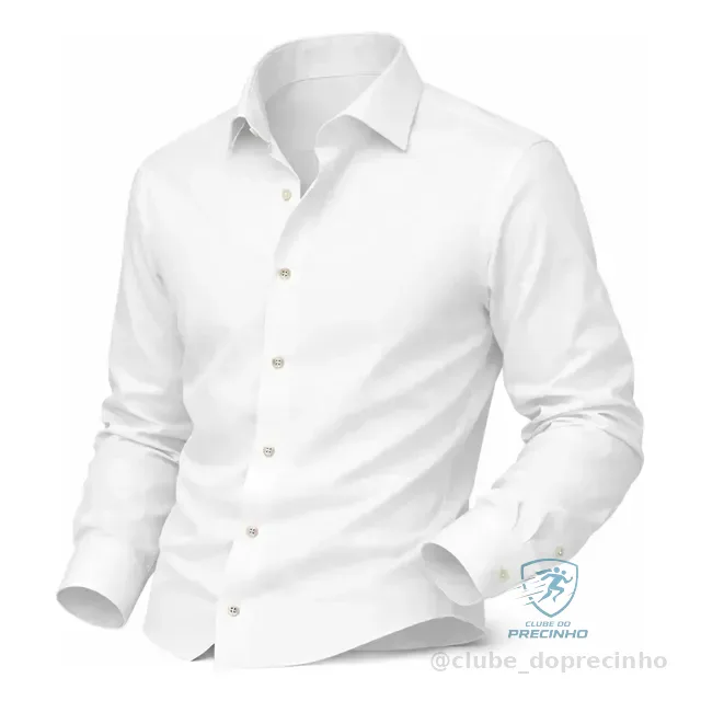 Camisa Social Masculina Slim Premium Manga Longa / Curta