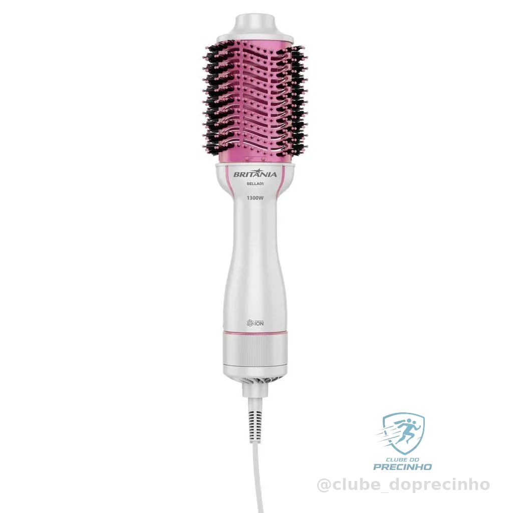 Escova Secadora Britânia 4 em 1 Nanocerâmica 1300W BELLA01