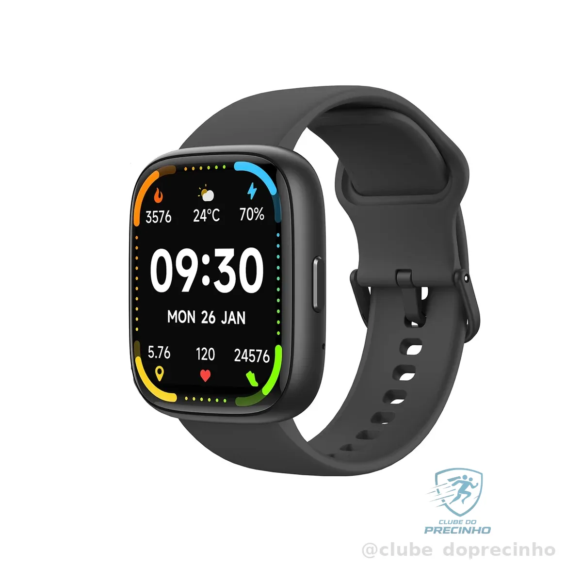 Bettdow SmartWatch, relogio smartwatch com Ecrã tátil e Alexa, à prova d'água IP68, relogio feminino e masculino, com 100+ modo esportivo e recebimento de notificações(preto)