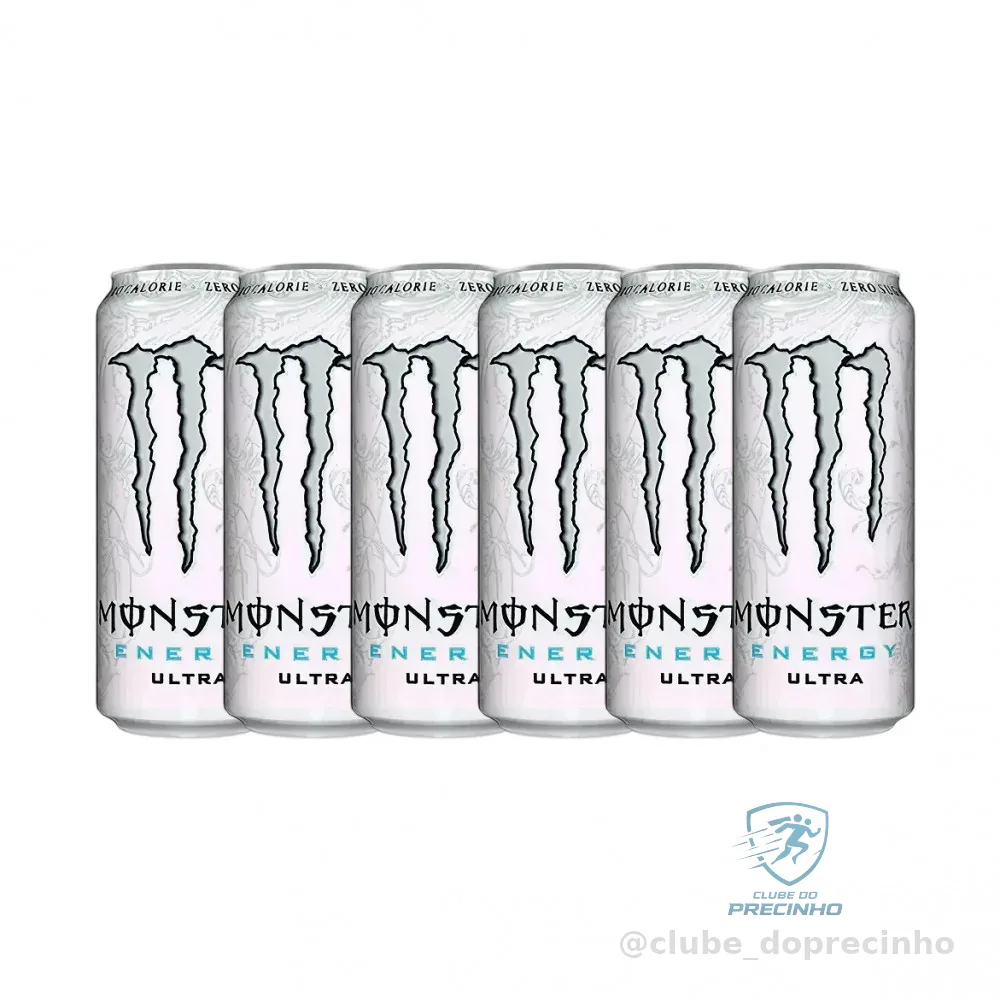 Kit com 6 Energético Monster Ultra Lata 473ml