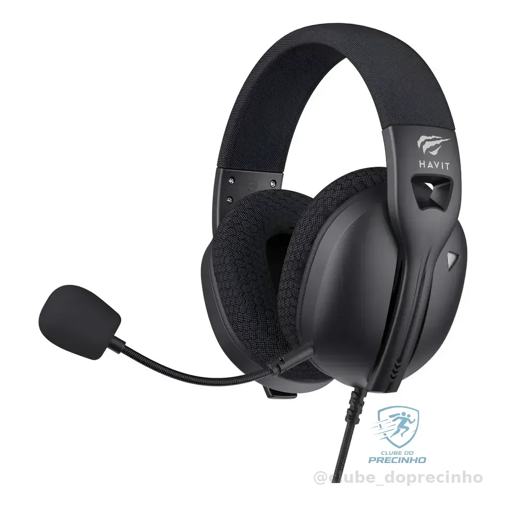 Headset Com Fio Havit Gamer Gamenote Fuxi-h5d Fuxi H5 Preto
