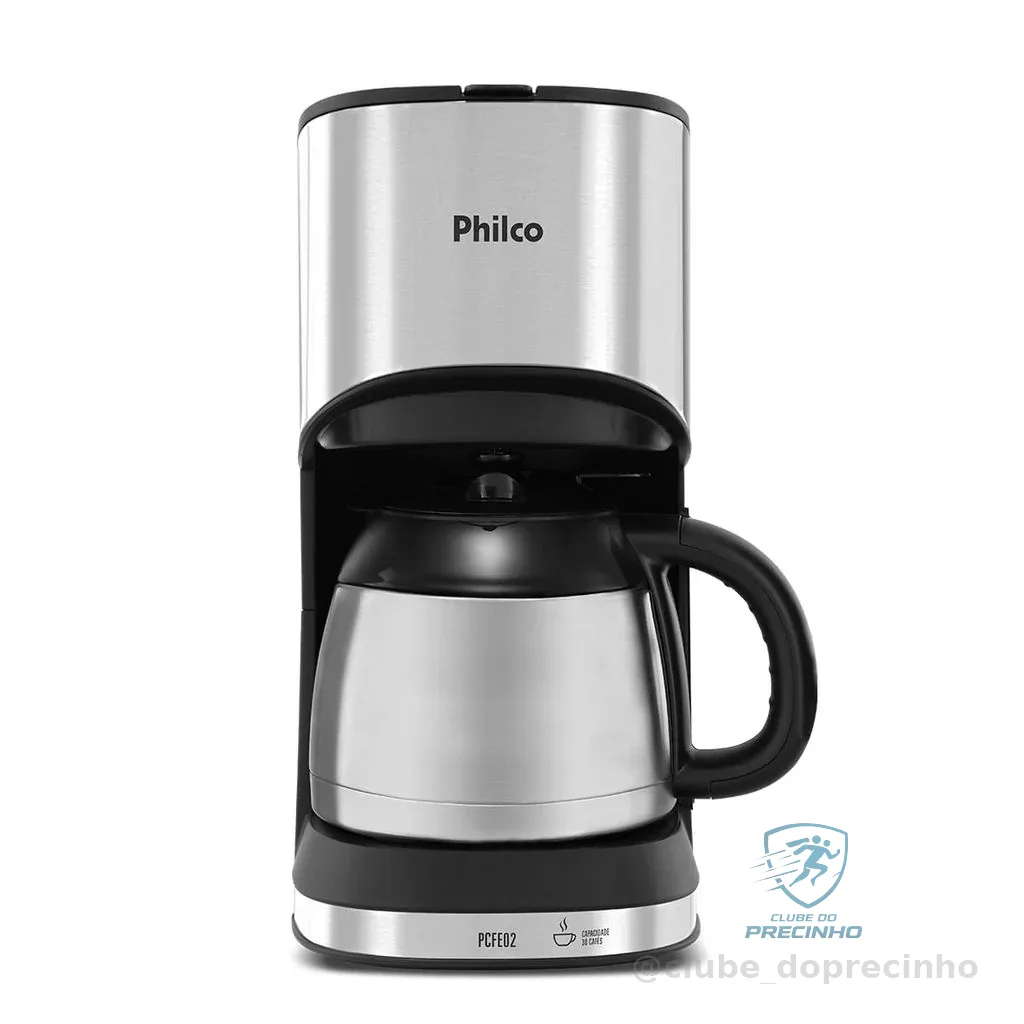 Cafeteira Philco 1L Jarra Térmica 30 Cafezinhos 700W PCFE02