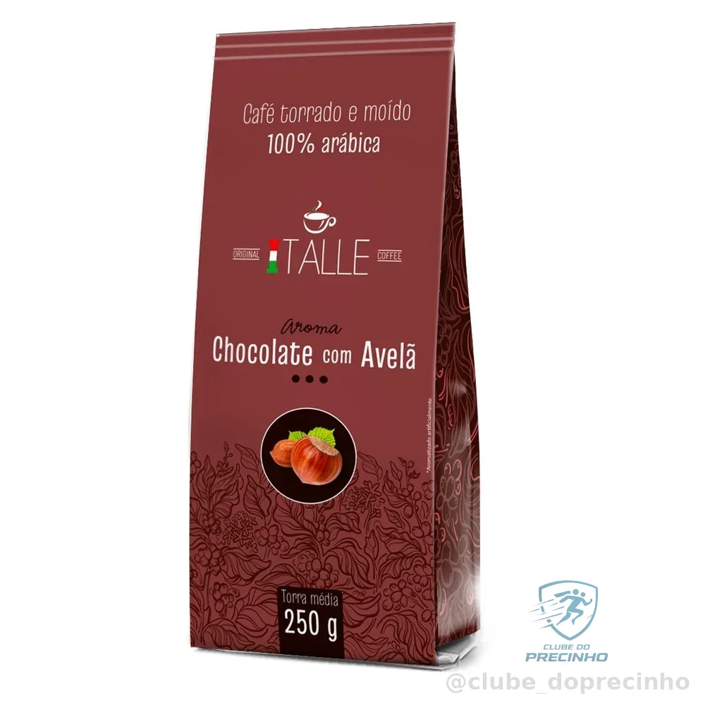 Café Aromatizado Cafe Torrado e Moido Café Italle Sabores Aroma 250g