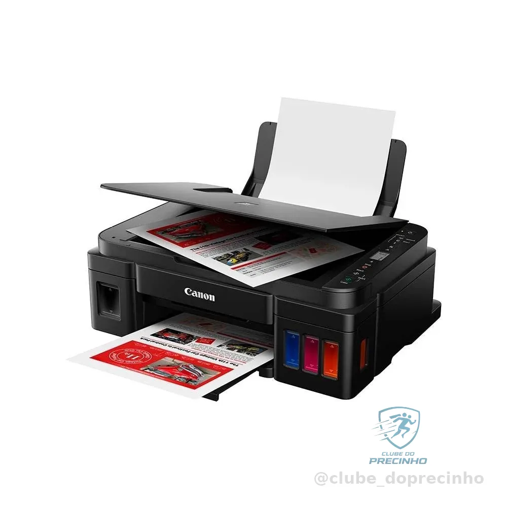 Impressora Multifuncional Com Tanque de Tinta Mega Tank G3110 Wifi Preta Canon