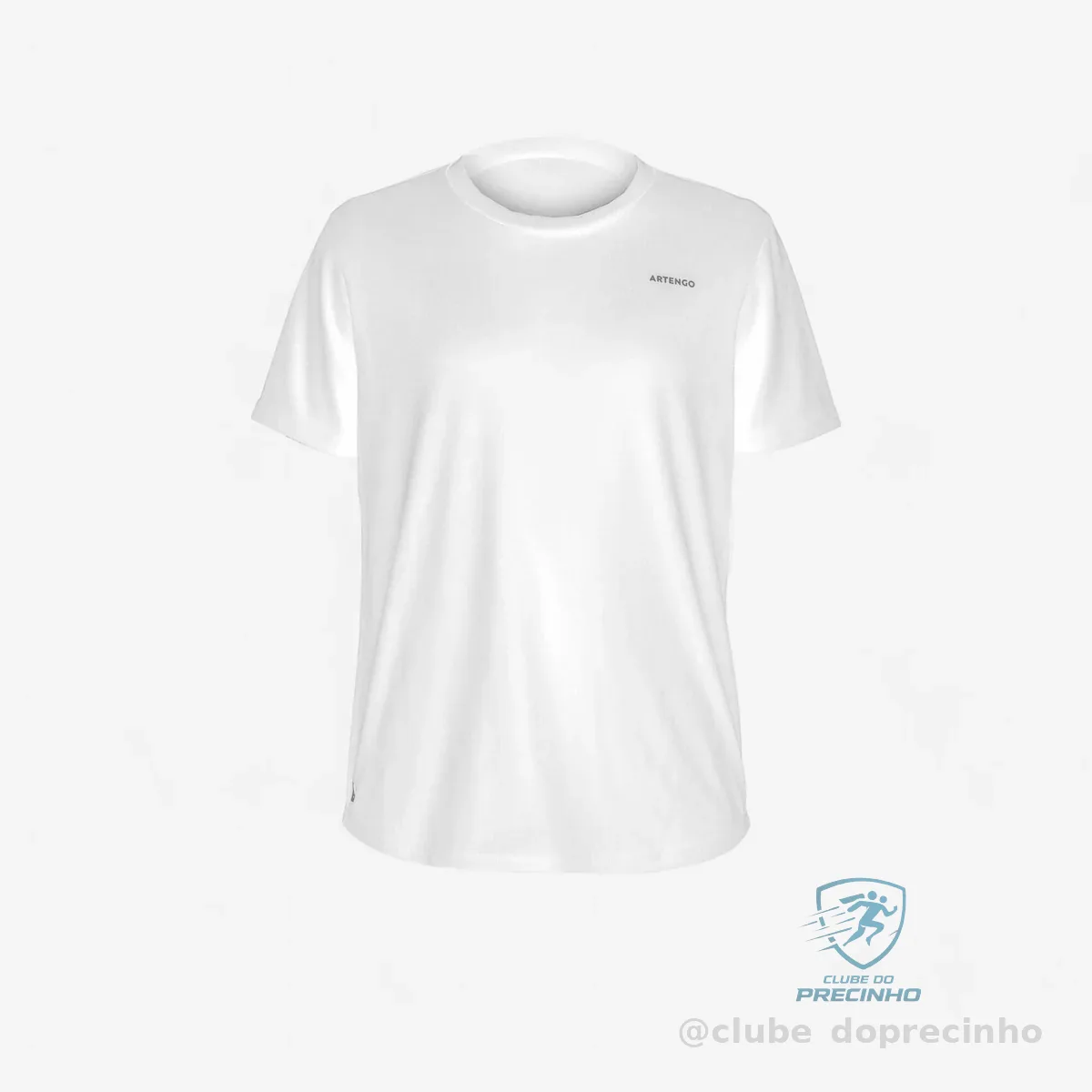 Camiseta Infantil de Tênis TTS100 Artengo Branca