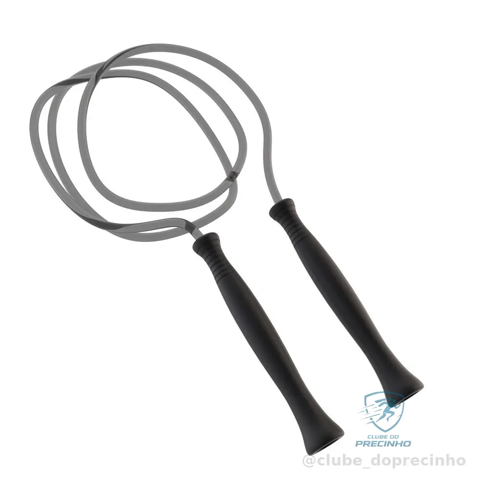 Corda Adulta de Pular de Treino Domyos Preta