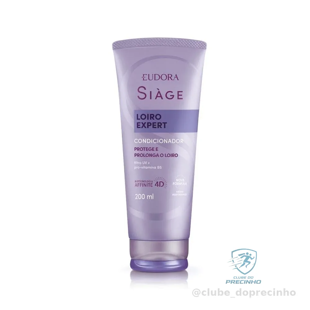 Eudora Condicionador Desamarelador Siàge Loiro Expert 250ml