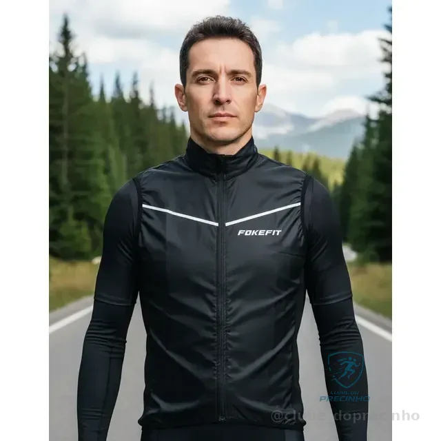 Colete Corta Vento Bike Ciclismo Mtb  Fokefit