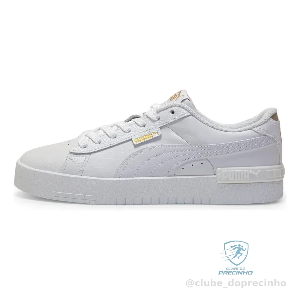 Tênis Jada Feminino Puma Branco E Cinza Liso 35 Br