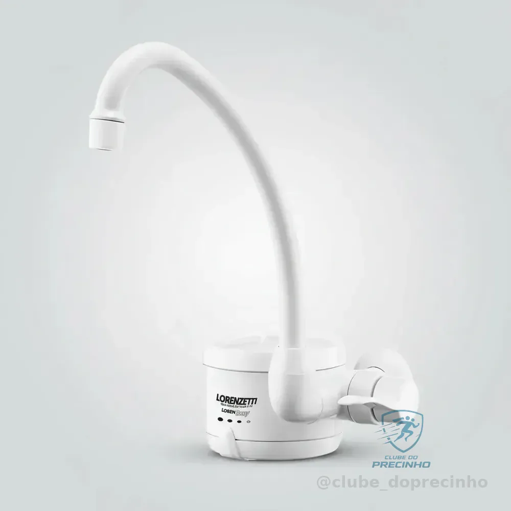 Torneira Elétrica De Parede - Loren Easy Lorenzetti Acabamento Branco Cor Branco 220v 5.5kw Branco 220v