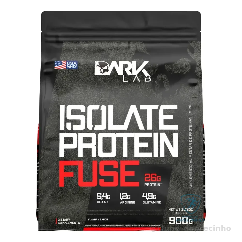 Whey Isolate Protein Fuse Refil 900g - Dark Lab Sabor Creme De Avelã