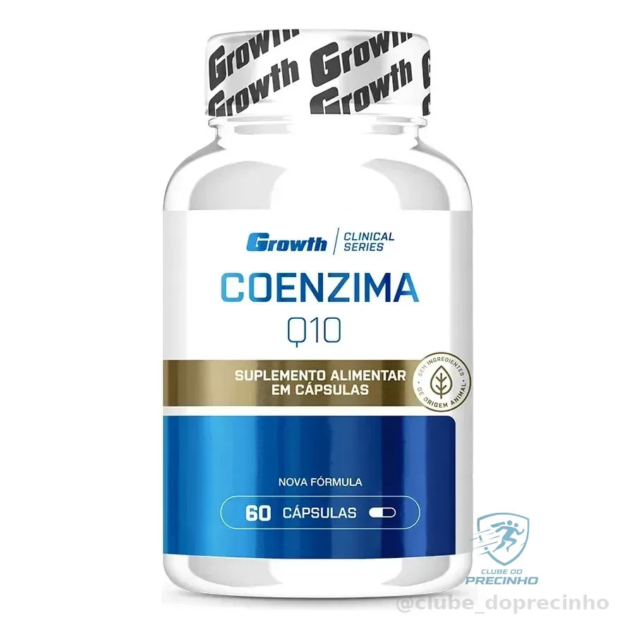 Coenzima Q10 (100mg 60 Caps) - Growth Supplements Sabor Sem Sabor