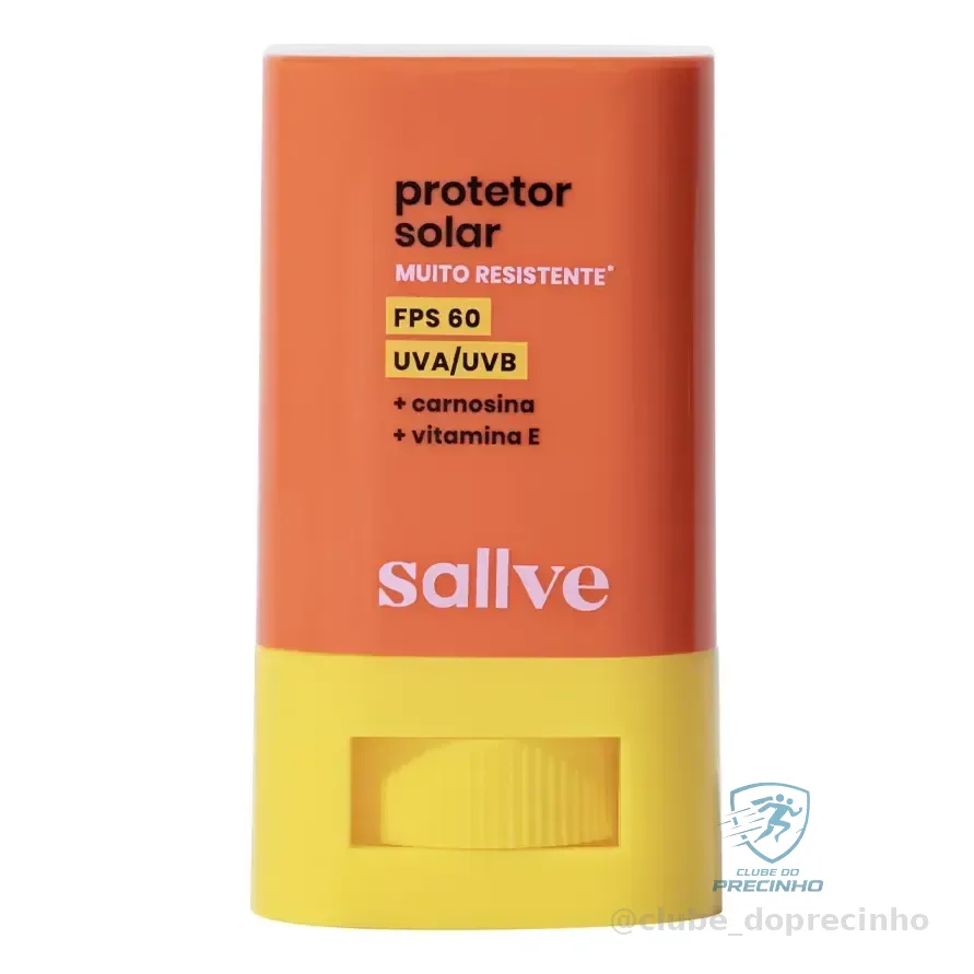 Protetor Solar Bastão Fps 60 Sallve 15g