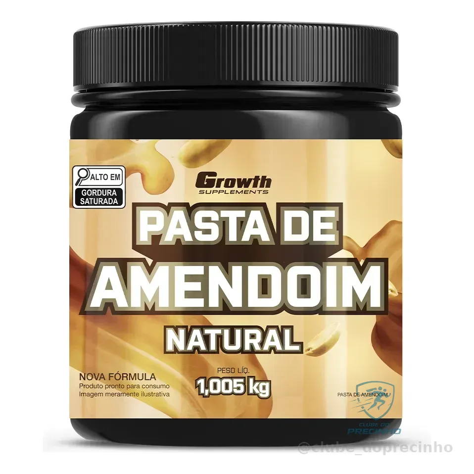 Pasta De Amendoim Integral Torrado 1kg Growth Supplements Natural