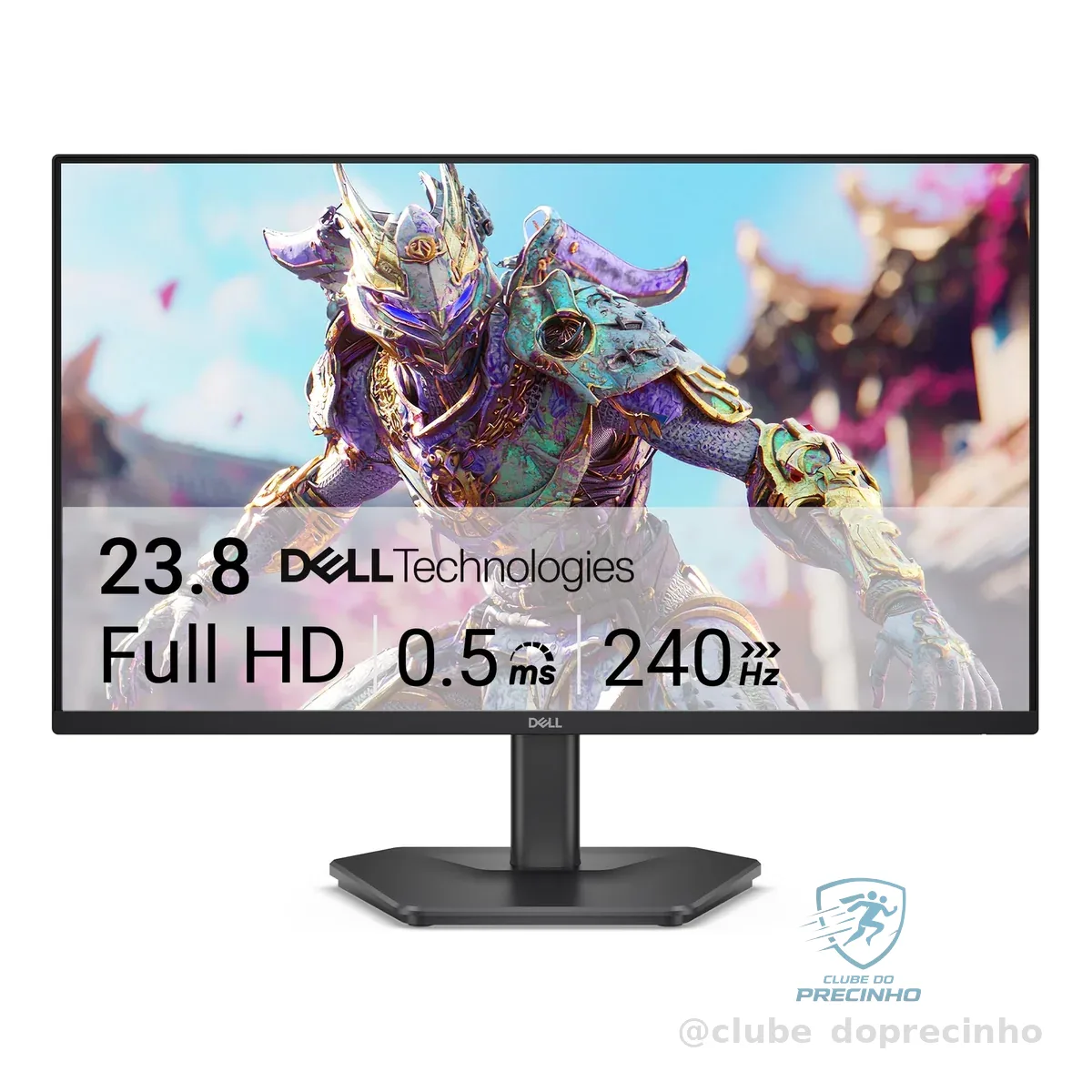 Monitor Dell 24" Full HD (1920 x 1080) - 240 Hz - Painel IPS, 0,5 ms GtG, Brilho de 300 nits, Conforto Ocular TÜV 3 Estrelas - SE2426HG