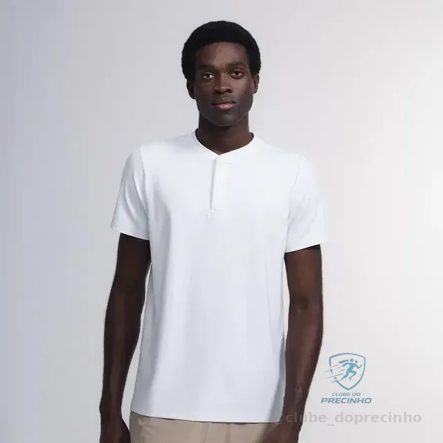 Camiseta Henley Core Masculino
