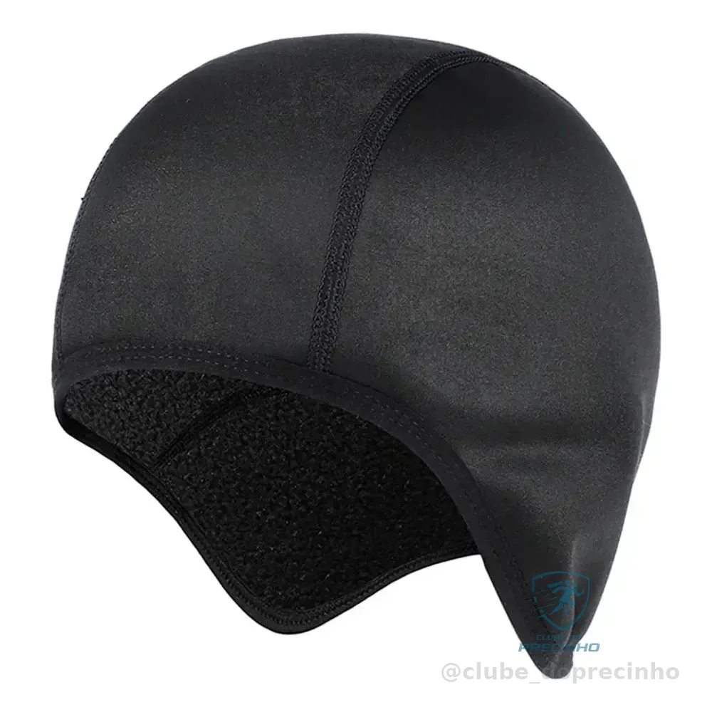Bandana Gorro Touca Ciclismo Proteção Contra O Frio Bike Preto Único