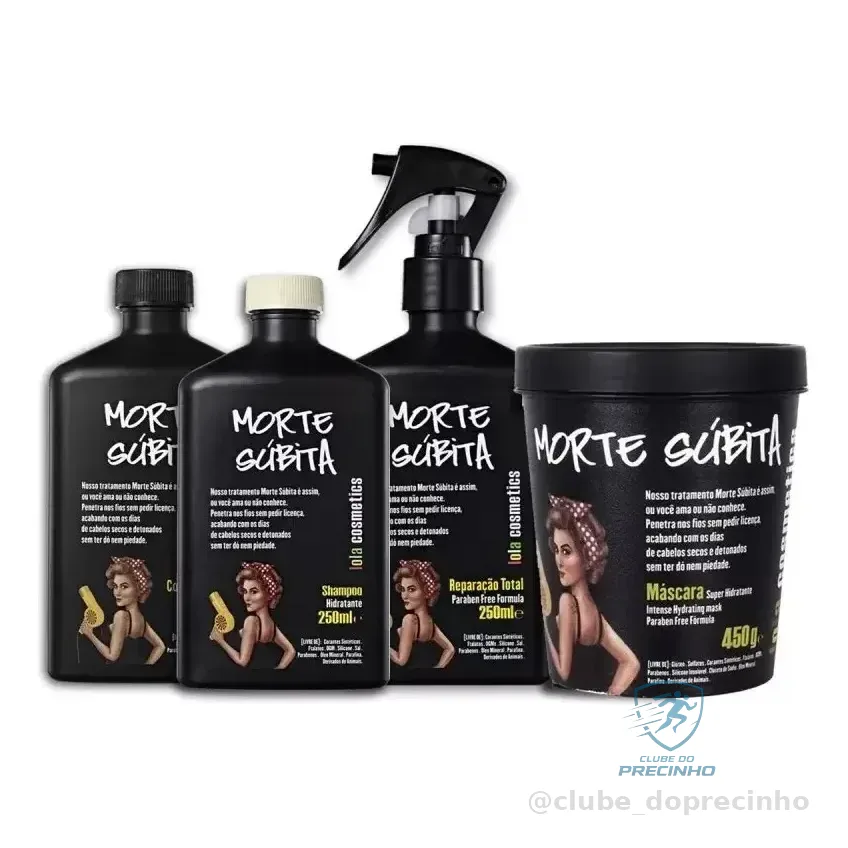 Kit 4 Produtos Morte Súbita Lola Cosmetics
