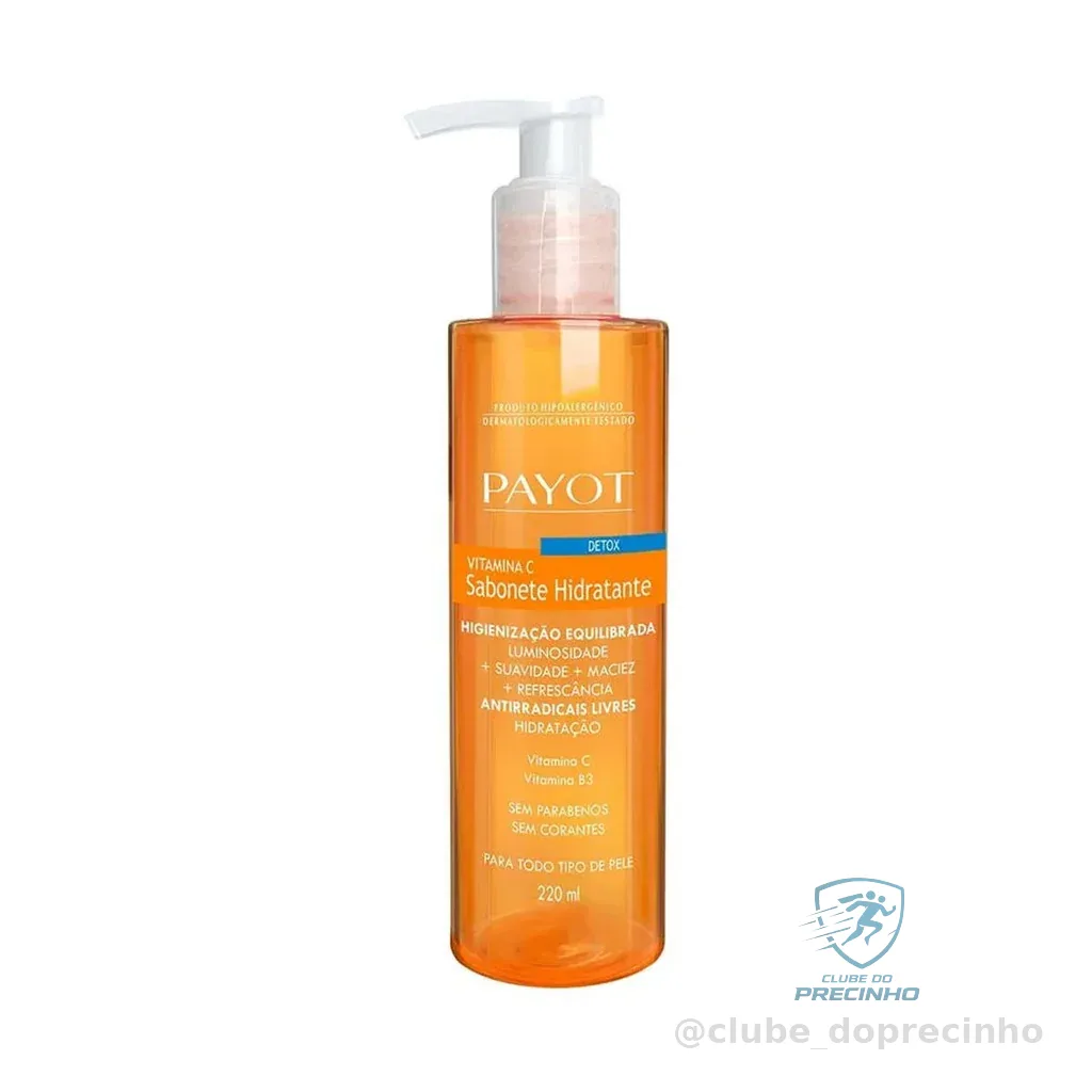 Sabone Liquido Vitamina c Payot Hidratante Detox