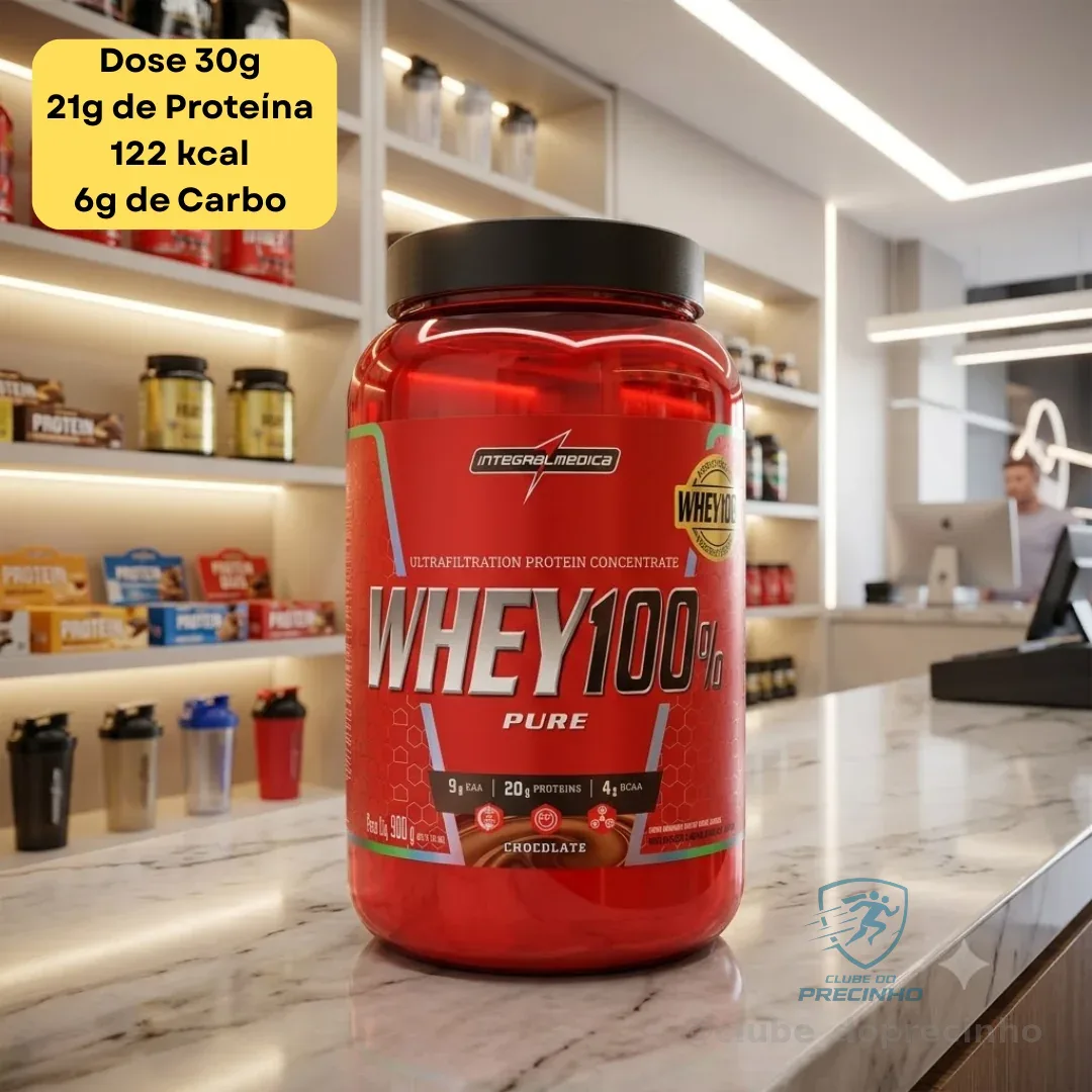 Integralmédica - Whey Protein Concentrado Chocolate 100% Pure
