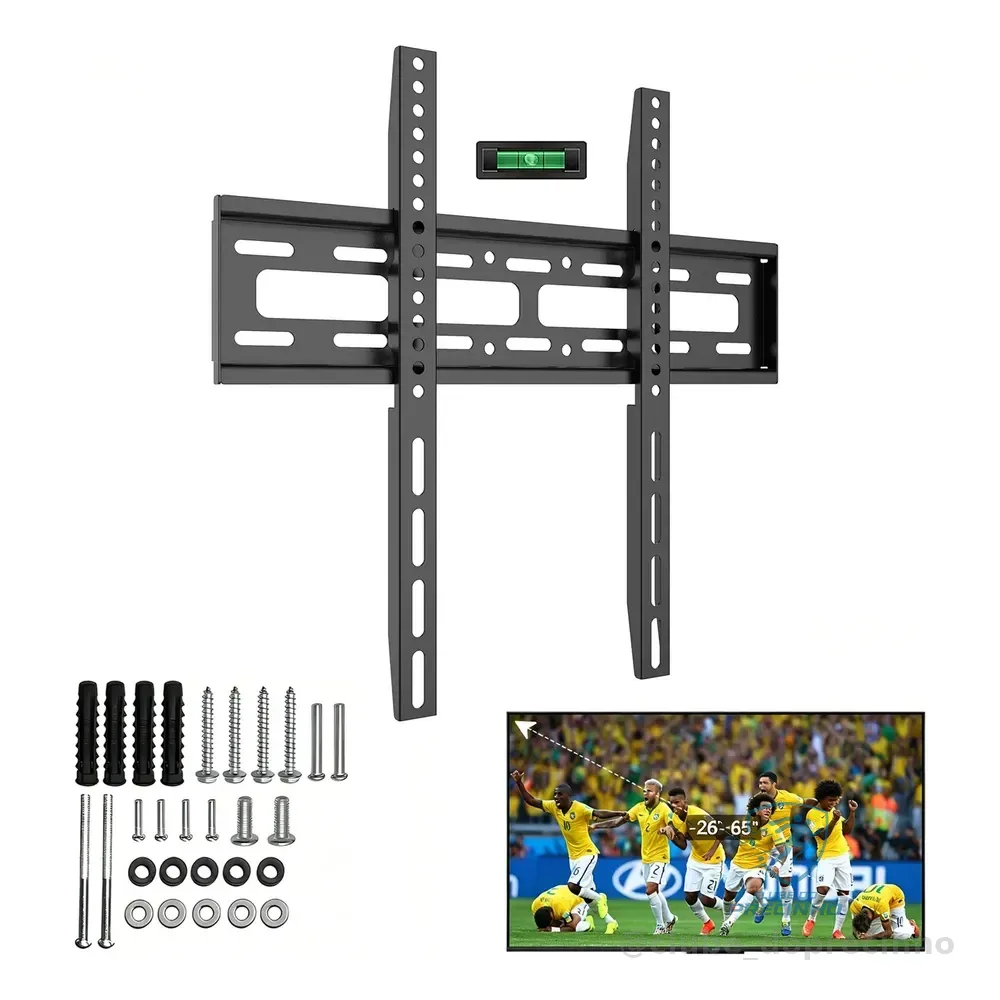 Suporte Tv Parede Universal 26-65'' - Suporte Para Televisão Preto