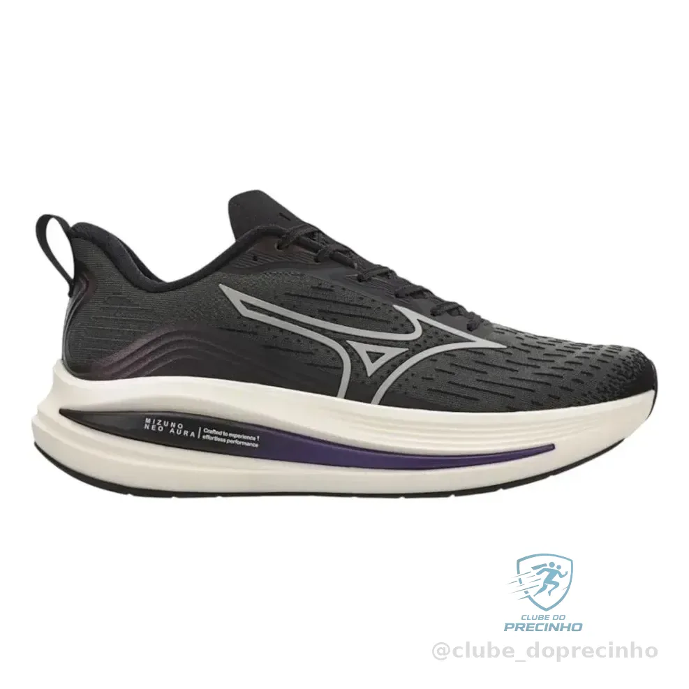 Tênis Mizuno Neo Aura Preto Lisa 44 Br