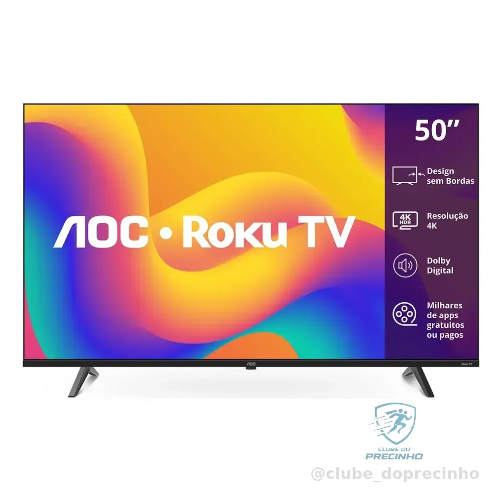 Smart Tv Roku Tv 50 7045 4k Uhd Aoc Bivolt