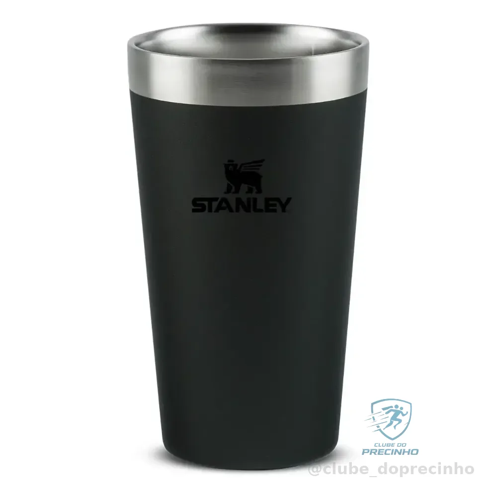 Copo Térmico Para Cerveja Stanley Pint Adventure Black 2.0 354ml Liso
