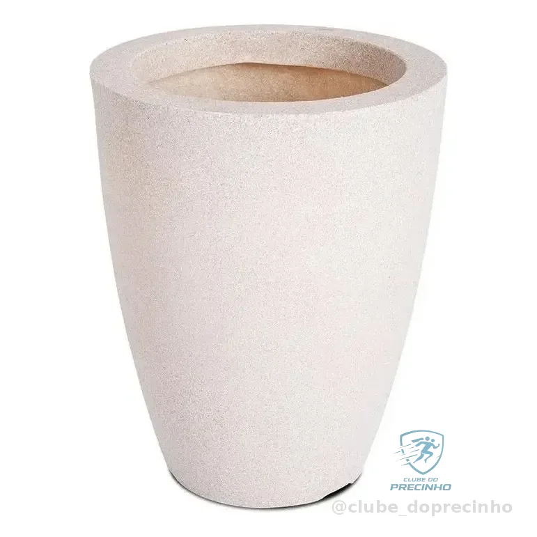 Vaso Para Plantas 31 Cor Branco Mármore