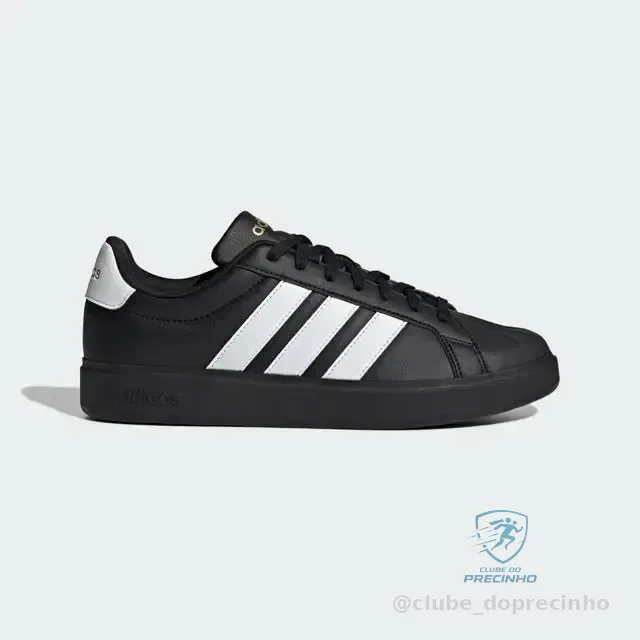 Tênis Feminino Streettalk adidas Cblack/ftwwht/magold Liso 36 Br