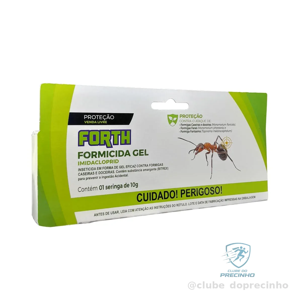 Forth Formicida em Gel, Seringa, Exterminação de Formigas Doceiras, Ação Sistêmica, 10g