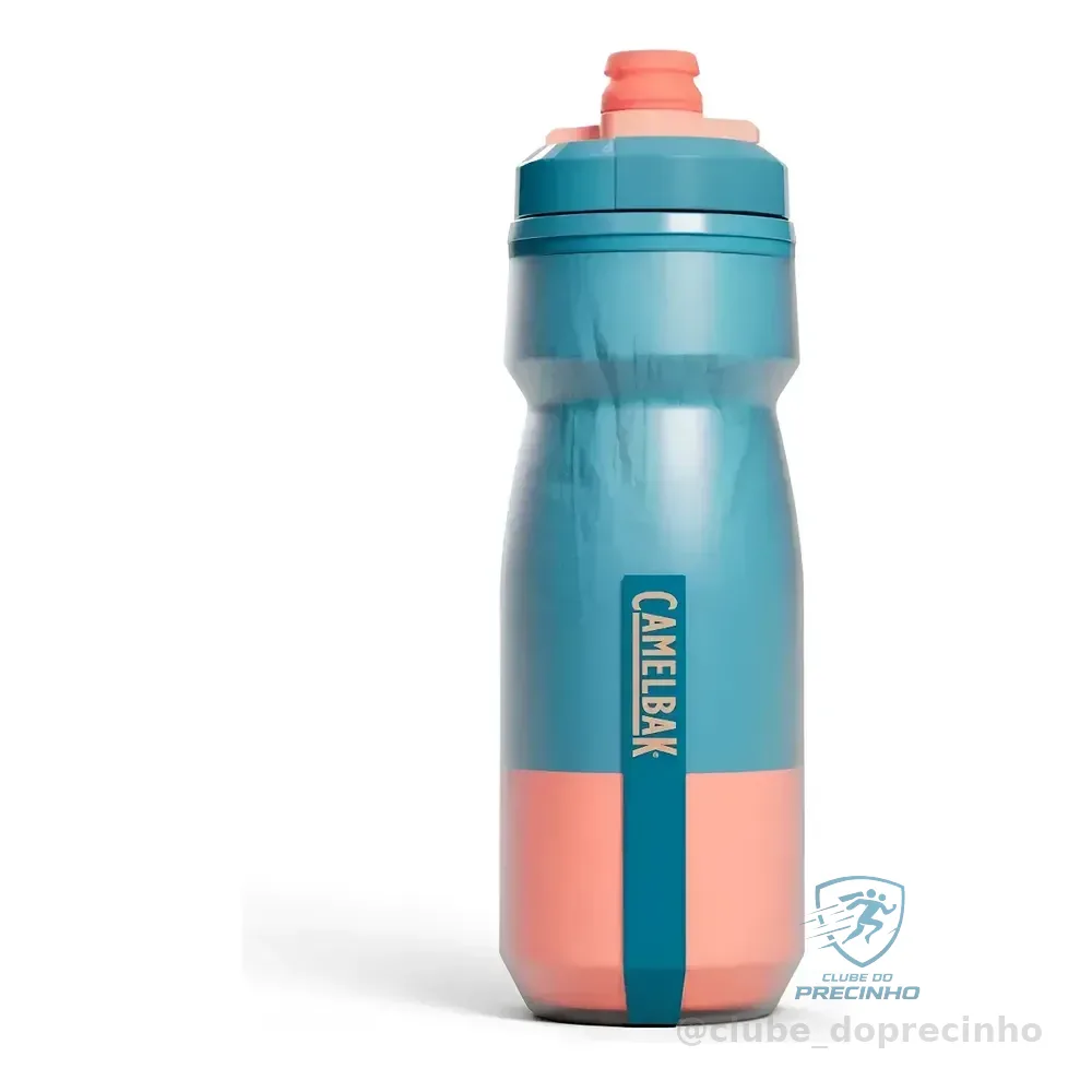 Garrafa Camelbak Bike Trilha Podium Chill 621ml Teal Mercury Teal