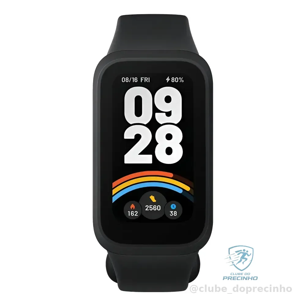 Pulseira Inteligente Xiaomi Smart Band 9 Active, Preto