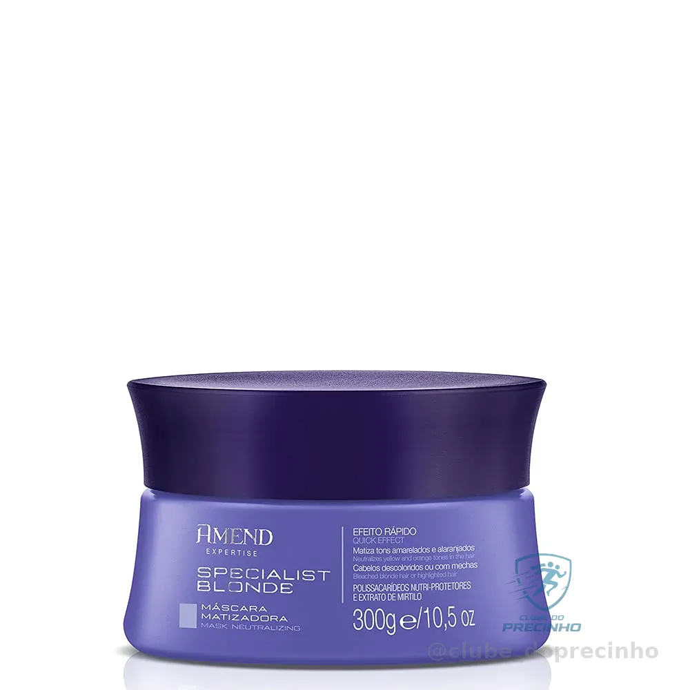 Máscara Matizadora Specialist Blonde Amend 300g