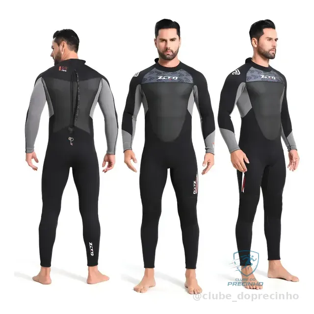 Roupa Termica Profissional Long John Neoprene