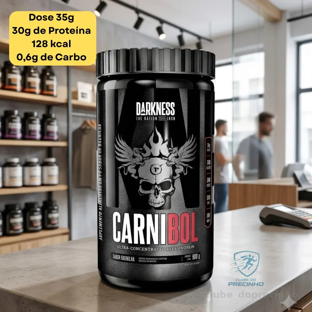 Carnibol Proteina Carne Baunilha 900g - Integralmedica  Baunilha