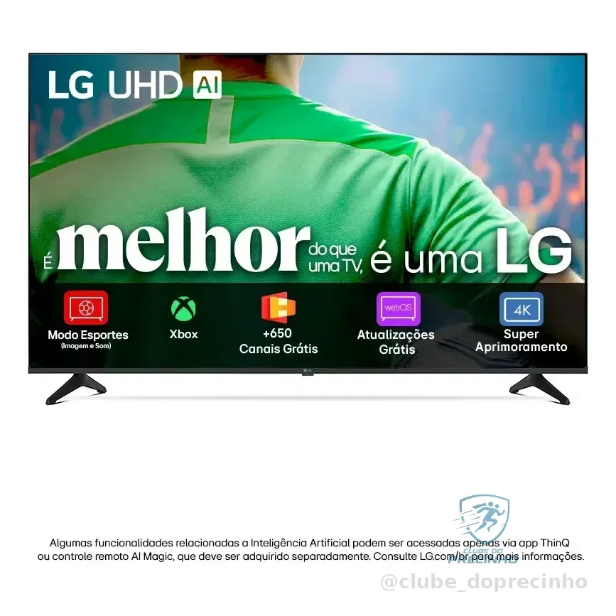 Smart Tv LG Uhd Ai Ua75 50 Polegadas Hdr10 Pro Processador 7 Ai Ger8 Webos 25