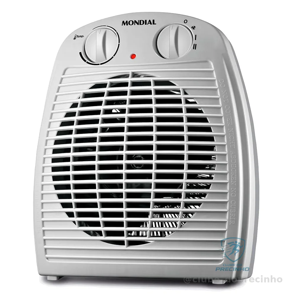Aquecedor A Ar, Mondial, Cinza/Branco, 2000W, 220V - A-08