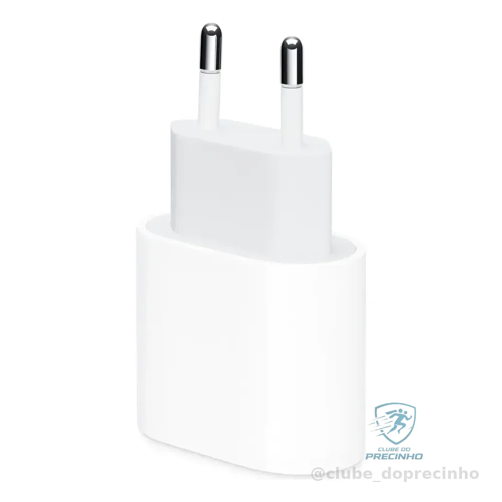 Carregador Adaptador Usb-c De 20w Para iPhone Apple Branco A2465 - Distribuidor Autorizado