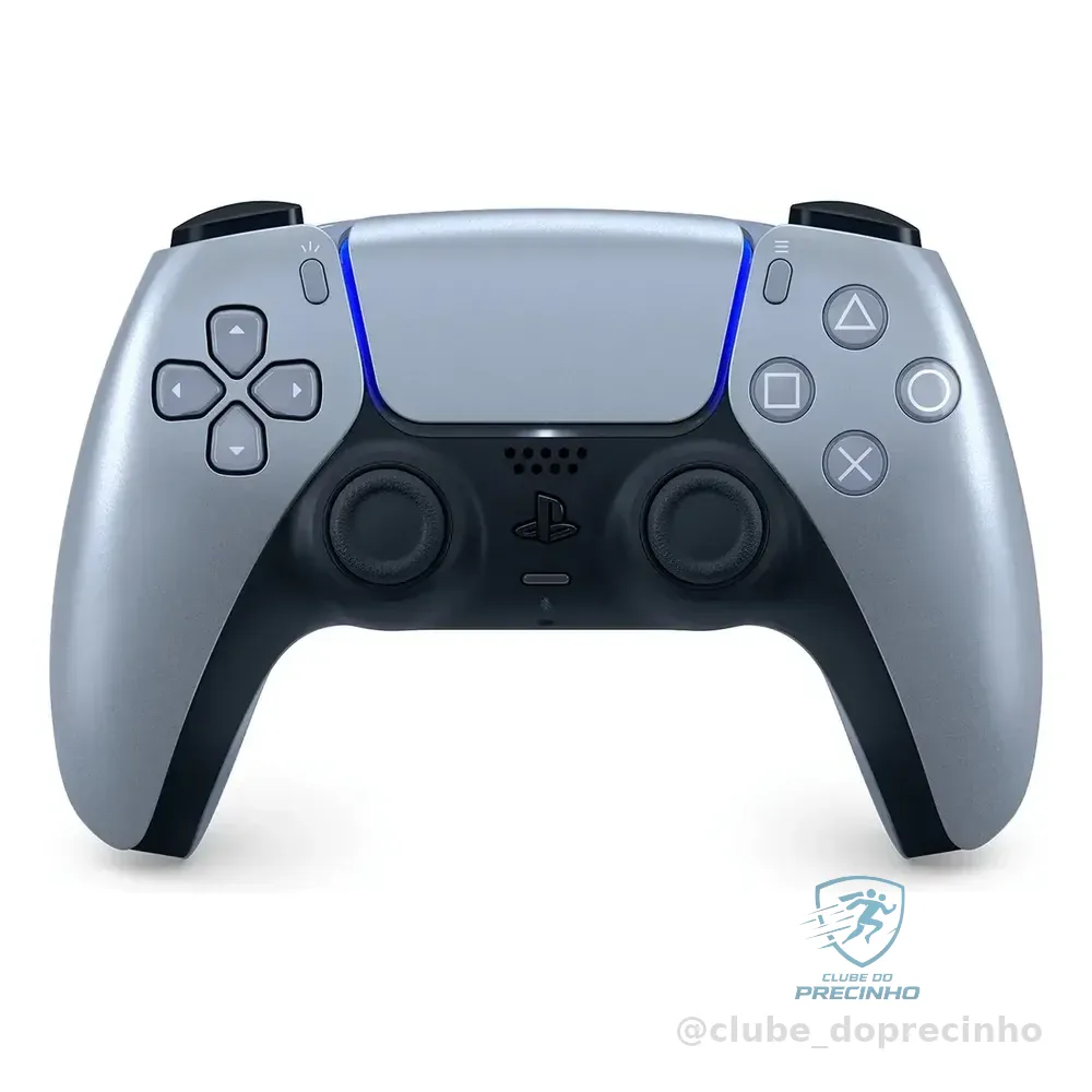 Sony Playstation Dualsense Cfi-zct1w Controle Sem Fio Sterling Silver Cor Cinza