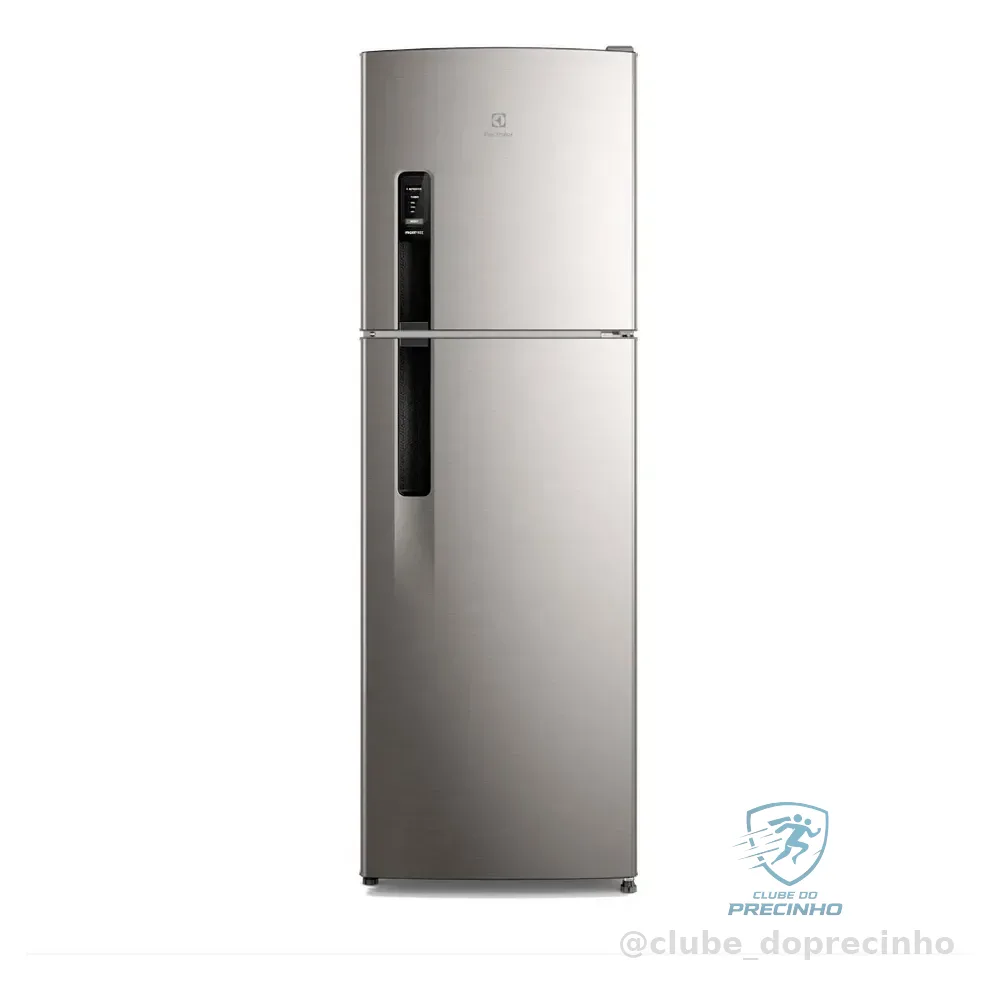 Geladeira Electrolux Frost Free 400l Inverter Inox (if44s) Cinza 220v