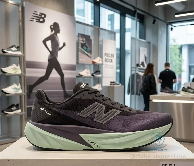 Tênis New Balance Fuelcell Rebel V5 Masculino Preto Treino Preto