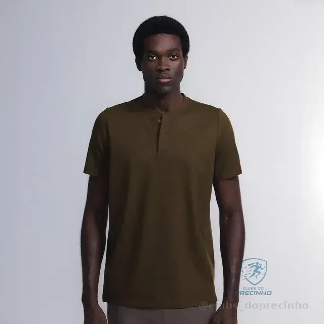 Camiseta Henley Core Masculino
