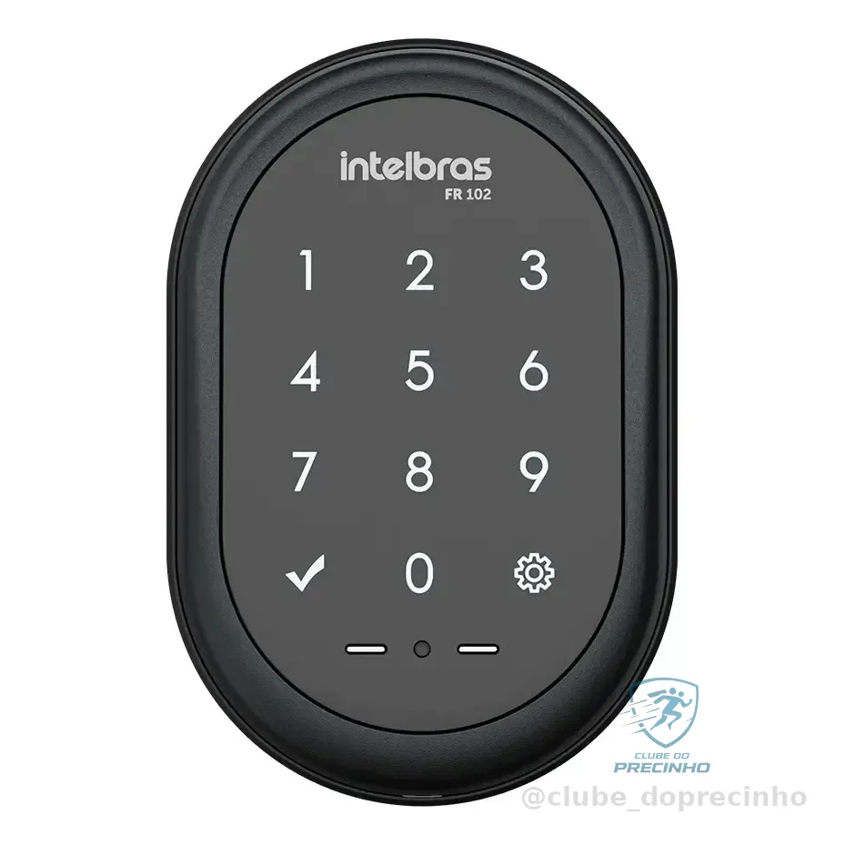 Fechadura Digital De Sobrepor Fr 102 Preto Intelbras