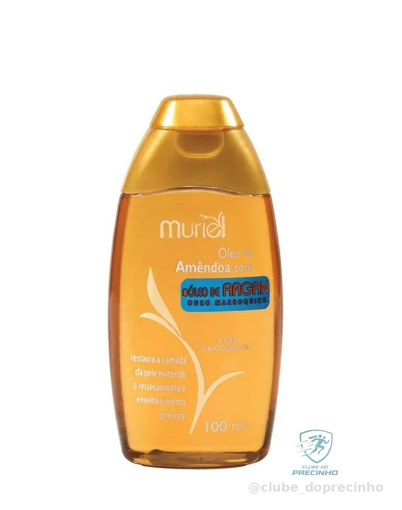 Óleo Corporal de Amêndoas com Argan, Muriel, 100 ml, Muriel, 100 Ml